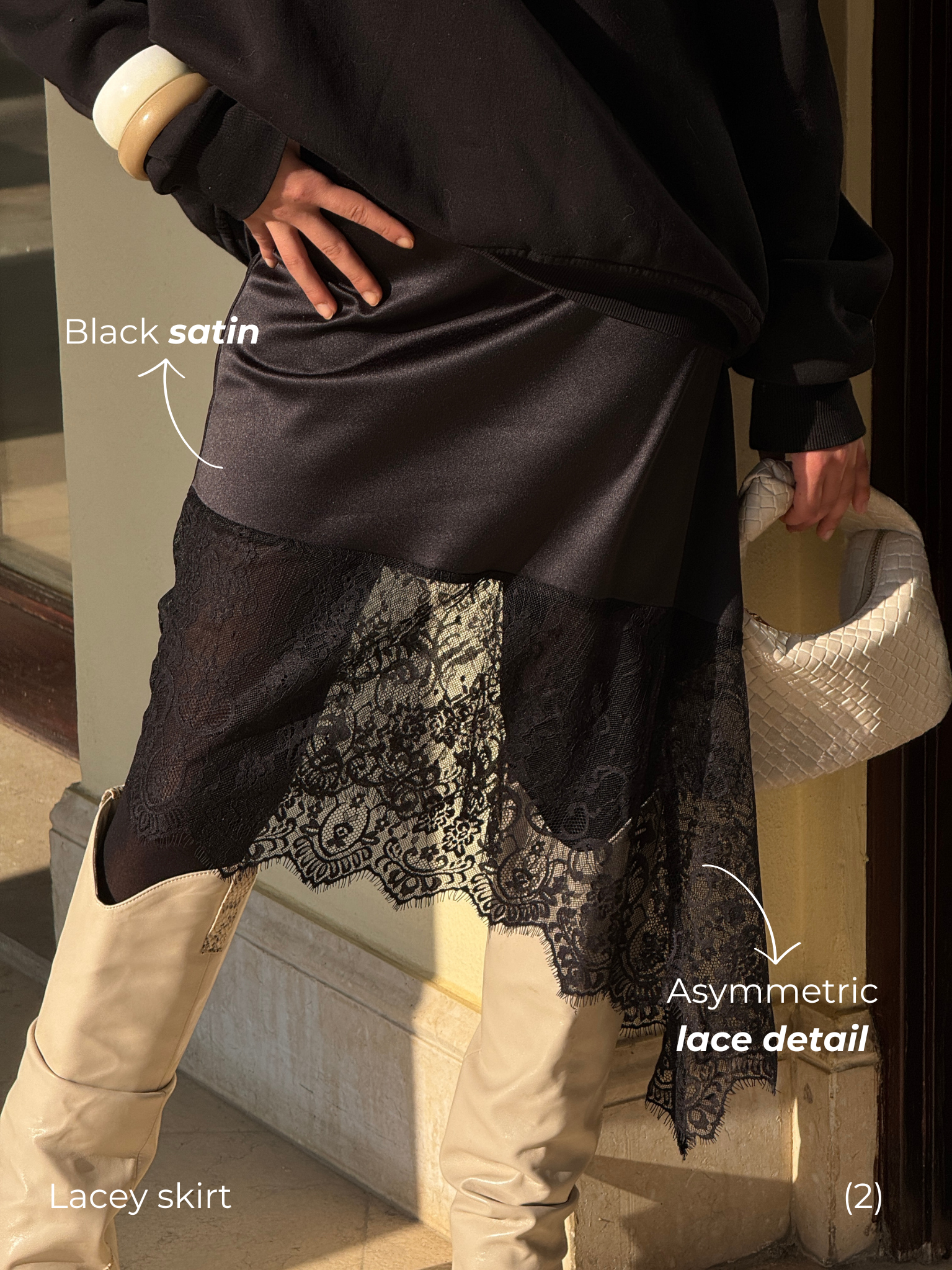 The lacey skirt
