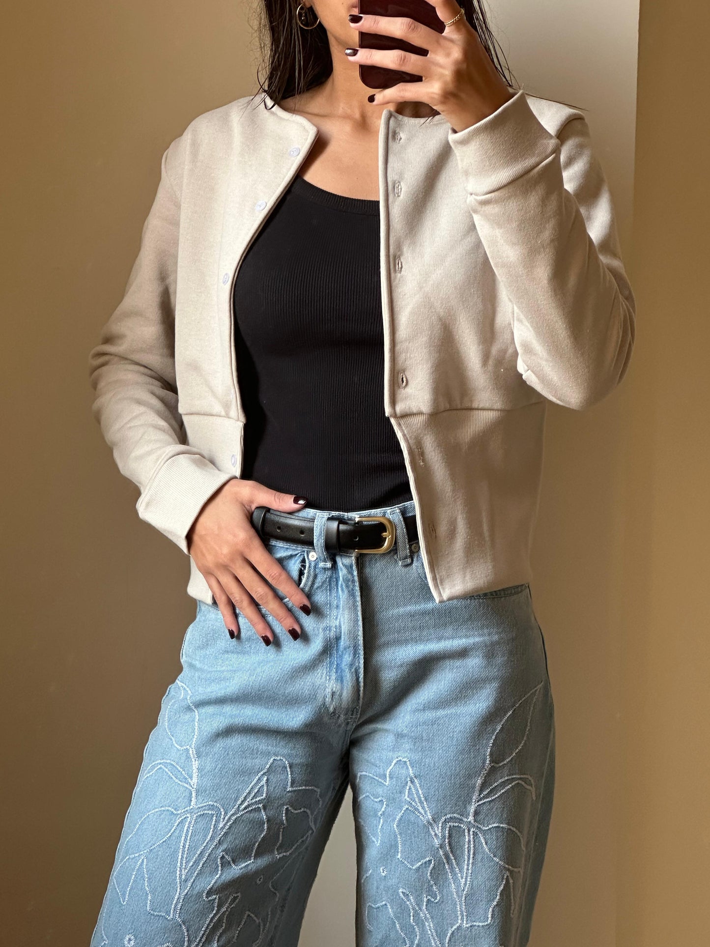 Waist cardigan