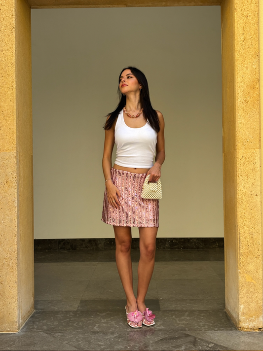 Rosé All Day Skirt