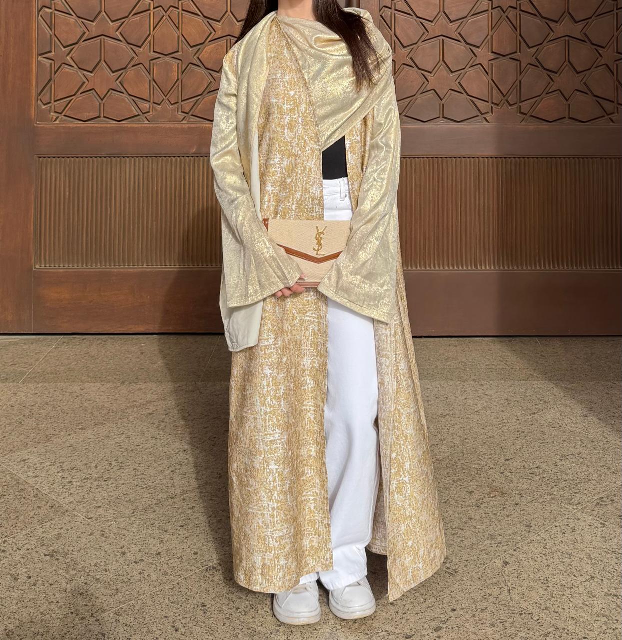 Layali Gold kaftan
