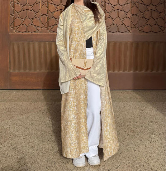 Layali Gold kaftan