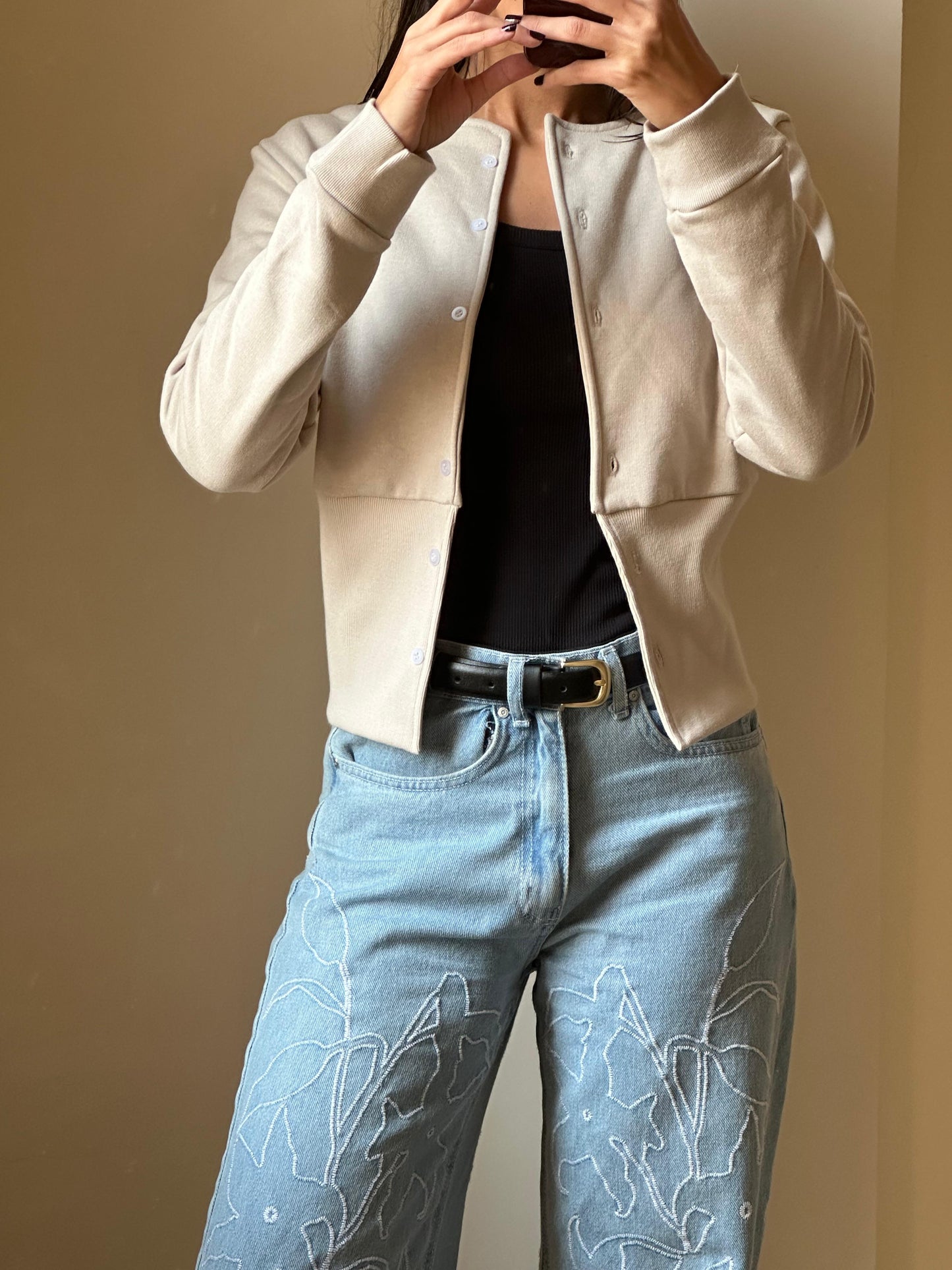 Waist cardigan